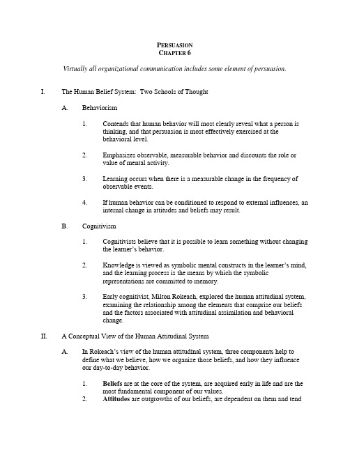 管理沟通以案例分析为视角英文版第5版教辅文件IM Mgt Comm 5e Chapt 06