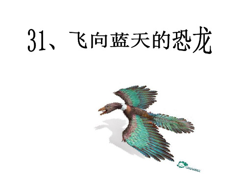 部编版小学语文飞向蓝天的恐龙(完美版)PPT课件