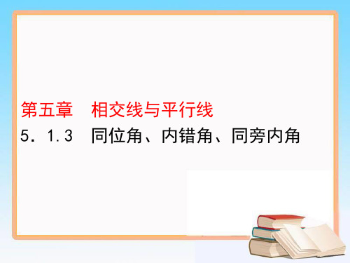 2020-2021学年人教版七年级数学下册 课件 5.1.3  同位角、内错角、同旁内角