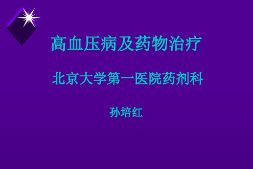高血压病及药物治疗