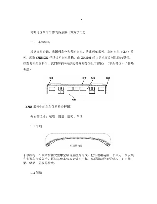 CRH3型车体结构