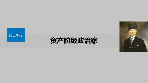 2019-2020学年新一线突破历史选修4(课件+讲义)第3单元 资产阶级政治家 (7)