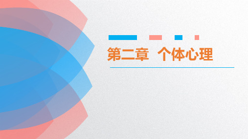 管理心理学 第二章 个体心理