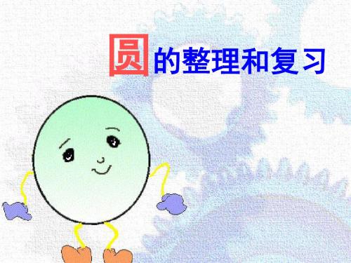 圆的整理和复习