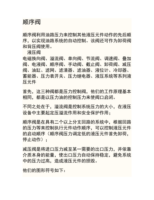 顺序阀