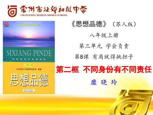 (定)常州市北郊初级中学 糜晓玲《不同身份有不同责任》