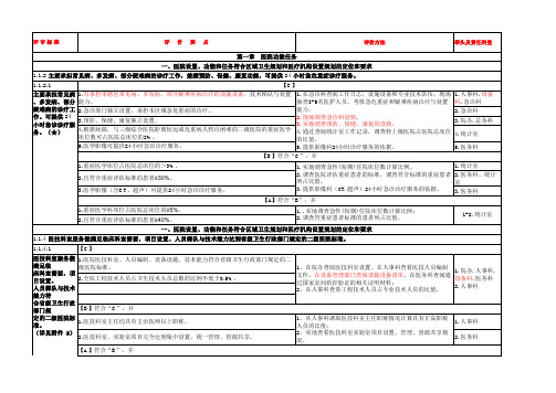 第一章 医院功能任务