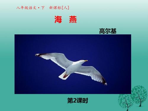 2017春八年级语文下册 第二单元 第9课 海燕课件2 (新版)新人教版