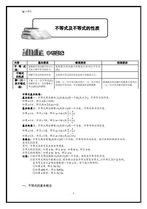 不等式