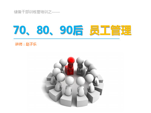 管理培训——70、80、90员工管理