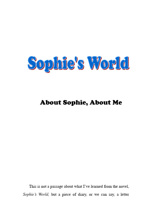 Sophie's World