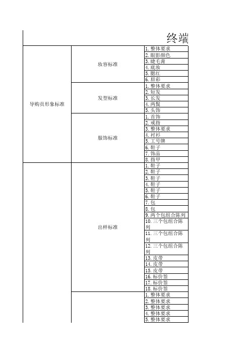 终端形象考核标准.xls