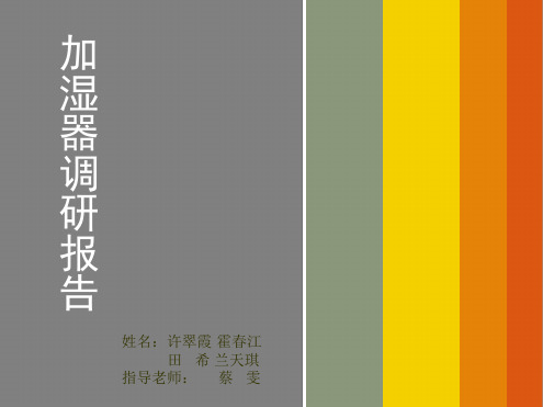 加湿器调研报告.