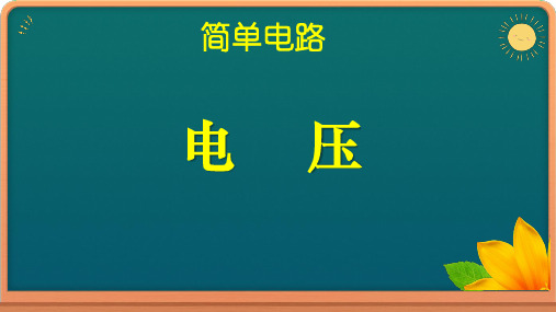 北师大版物理九年级《电压》课件