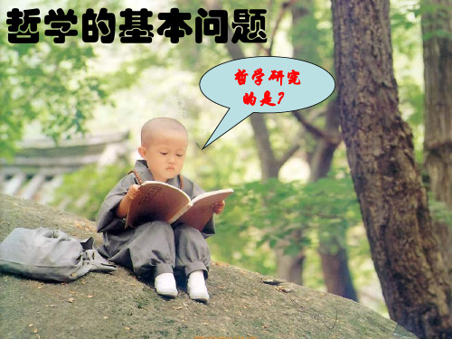 哲学的基本问题(政治必修4)PPT课件