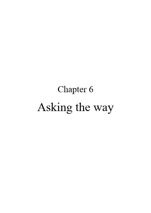 6问路asking the way英文对话