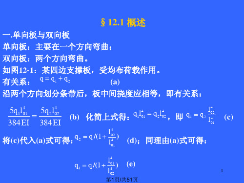 单向板与双向板