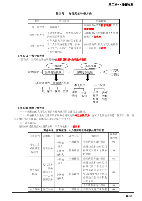 第19讲_一般计税方法、简易计税方法、扣缴计税方法