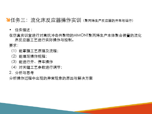 流化床反应器的操作与控制—流化床反应器的操作与控制