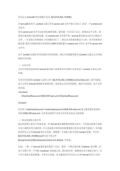 tomcat配置数据源