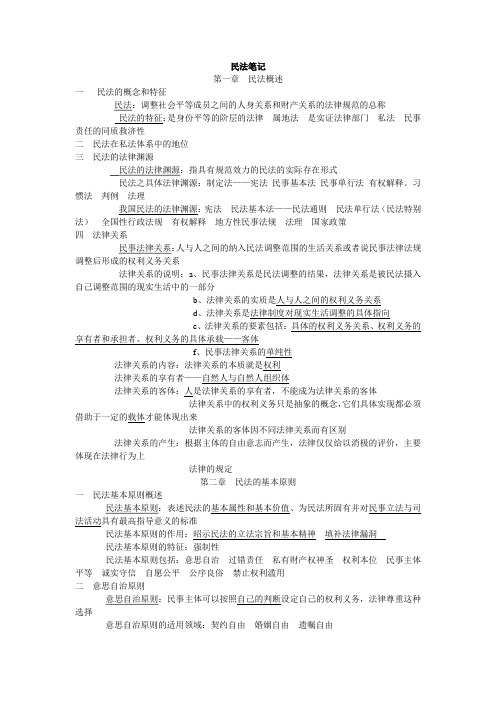 民法笔记