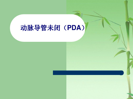 动脉导管未闭(1)(共25张PPT)