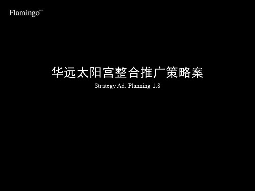 华远裘马都太阳宫项目整合推广策略案-