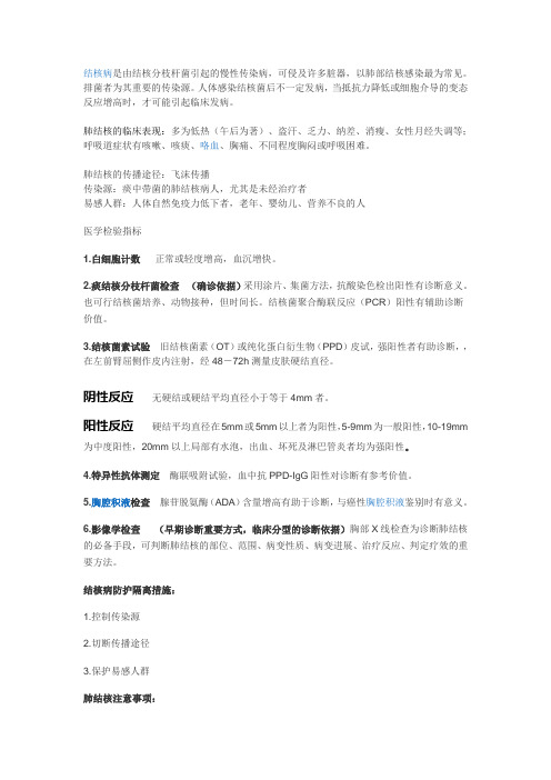 肺结核