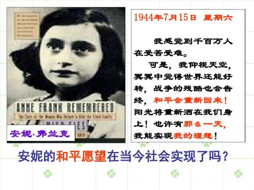 人教课标版  和平与发展：当今世界的主题优秀ppt课件3 (1)