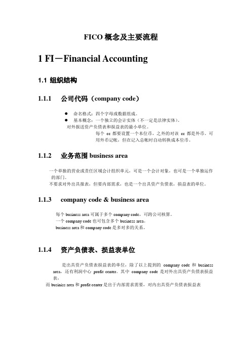 FICO概念及主要流程