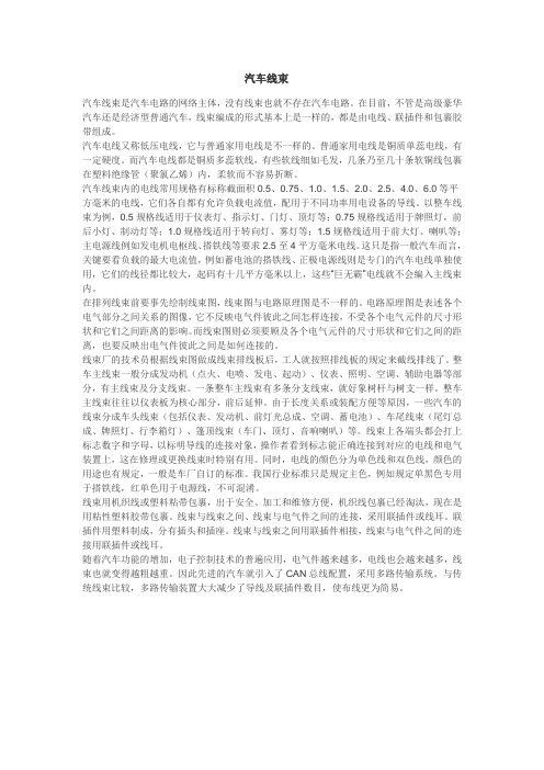 线束解析案例