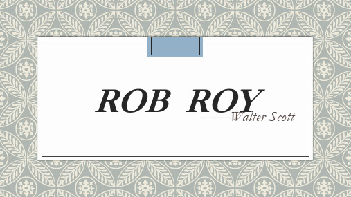 rob  roy