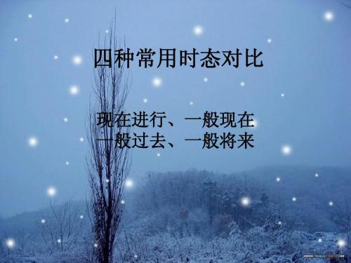 4时态对比