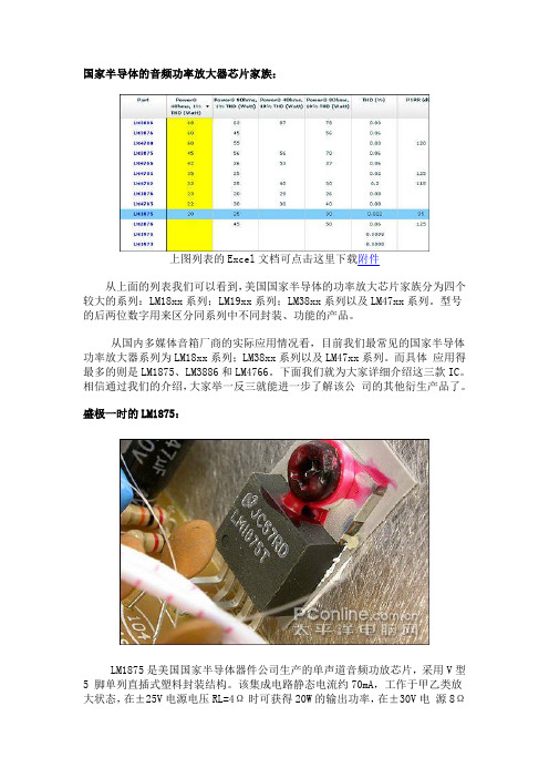 音频功率放大器