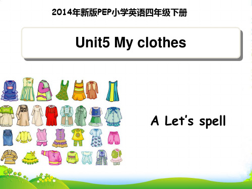 pep(人教)四年级英语下册Unit5__A__Let’s__spell教学课件