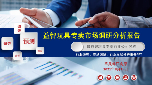 益智玩具专卖行业研究报告ppt