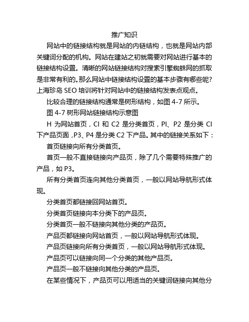 网站中链接结构设置基本步骤