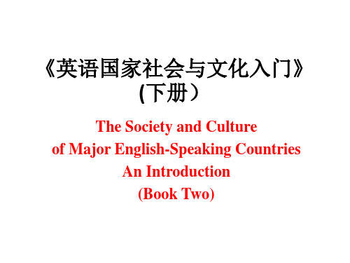 英语国家社会与文化入门下册课件BII U17