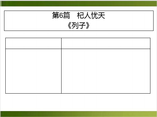 部编版《杞人忧天》ppt完美课件1