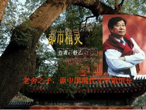 八年级语文ppt课件：初二语文《都市精灵》PPT课件