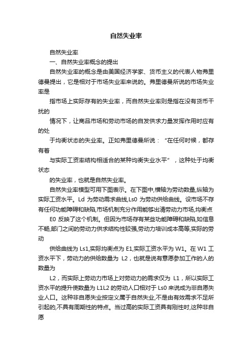 自然失业率