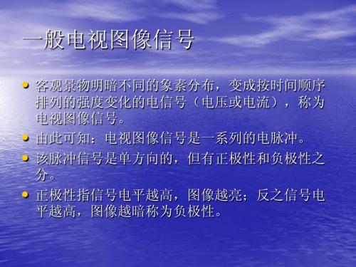 彩色电视信号编码