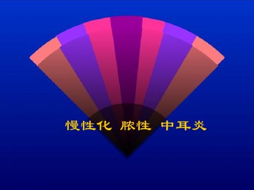 耳科学：慢性化脓性中耳炎