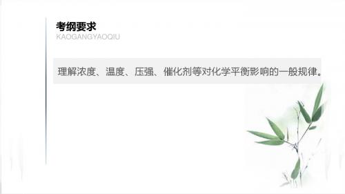 2020届一轮复习苏教版      化学平衡的移动     课件(84张)