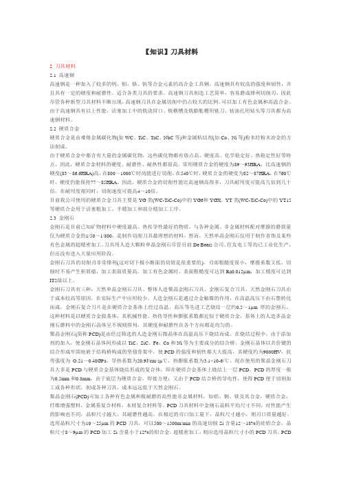 刀具知识