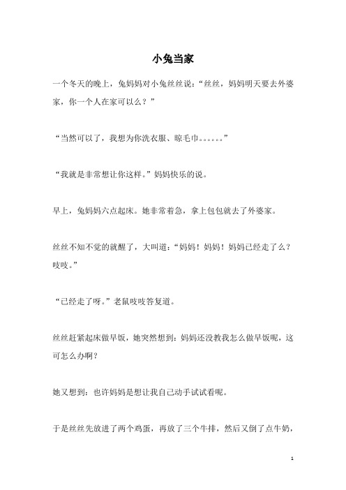小兔当家