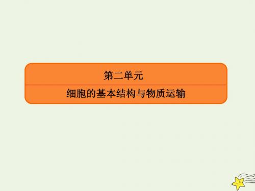 高考生物一轮复习第二单元细胞的基本结构与物质运输第01讲细胞膜与细胞核新人教版