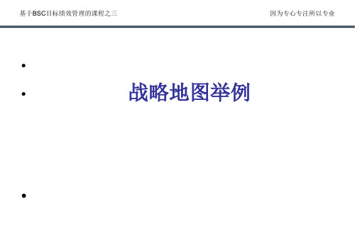 绩效考核战略地图ppt课件