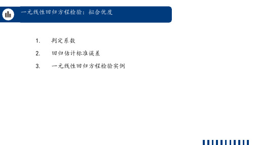 9.4一元线性回归方程检验：拟合优度