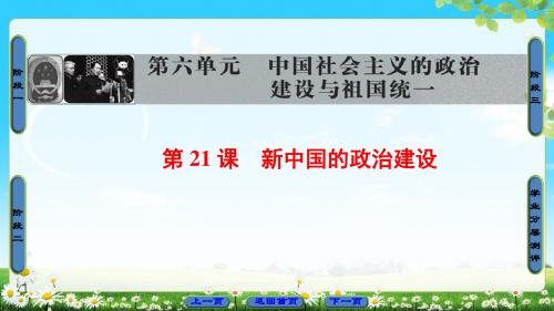 岳麓版历史必修1课件：第6单元  第21课 新中国的政治建设